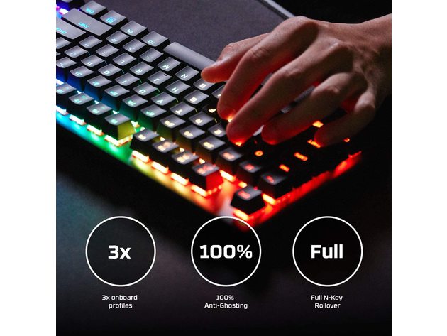 HyperX Alloy Origins Core TKL Wired Mechanical Tactile Aqua Switch RGB