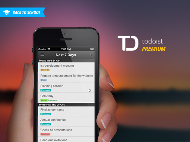 Get More Done With Todoist Premium (1 yr)