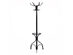 Costway Metal Coat Hat Rack Organizer Clothes Hanger Hooks Tree Stand Umbrella Holder - Black