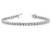 2.15 Carat (ctw D-E-F, VS2-SI1) Lab Grown Diamond Tennis Bracelet in 14K White Gold