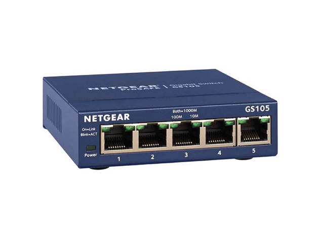 Netgear GS105NA ProSAFE 5-Port Gigabit Ethernet Switch