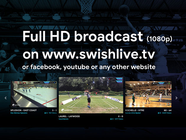 Swish Live Streaming: Basic Plan (Lifetime Subscription)