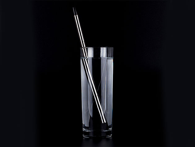 Altgalley Forever Straw + Carrying Vial (Silver)