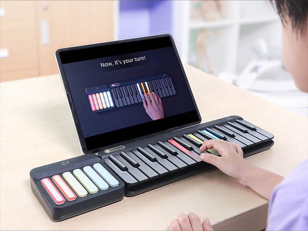 PopuPiano Smart Portable Keyboard Piano with Chord Pad
