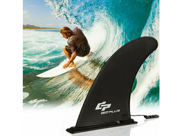 Goplus Surf & SUP Single Fin Detachable Center Fin for Longboard Surfboard Paddleboard Black