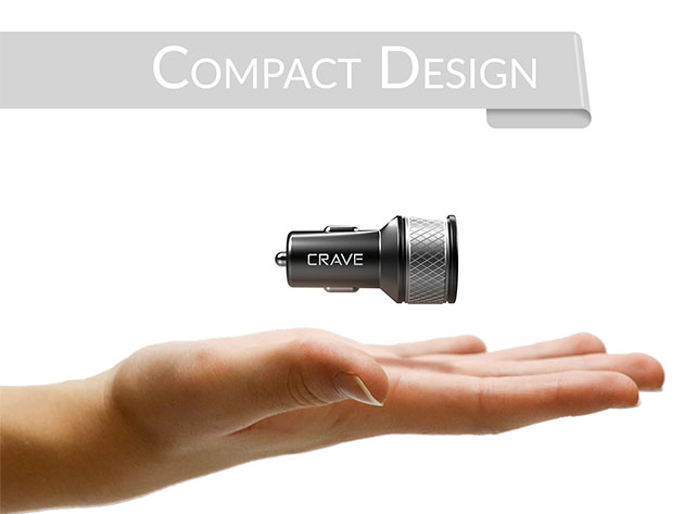 Crave DualHub USB Car Charger Adapter 