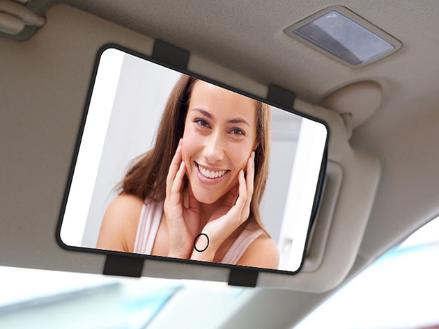Vehicle Vanity Rechargeable LED Mirror