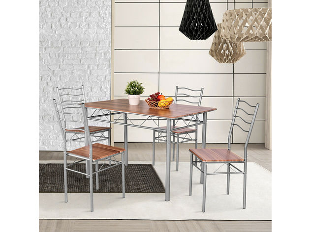 costway 5 piece kitchen dining table