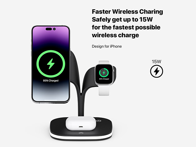 5-in-1 Magnetic Wireless Charger (Compatible with Apple MagSafe)