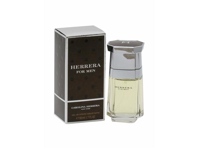 Carolina Herrera Eau De Toilette Spray, Cologne for Men, Sharp Oriental Woody Masculine Fragrance, 1.7 Fluid Ounces