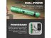 1200 Lumen Tactical LED Rechargeable Flashlight with Power Bank & Dual Power (Orange)