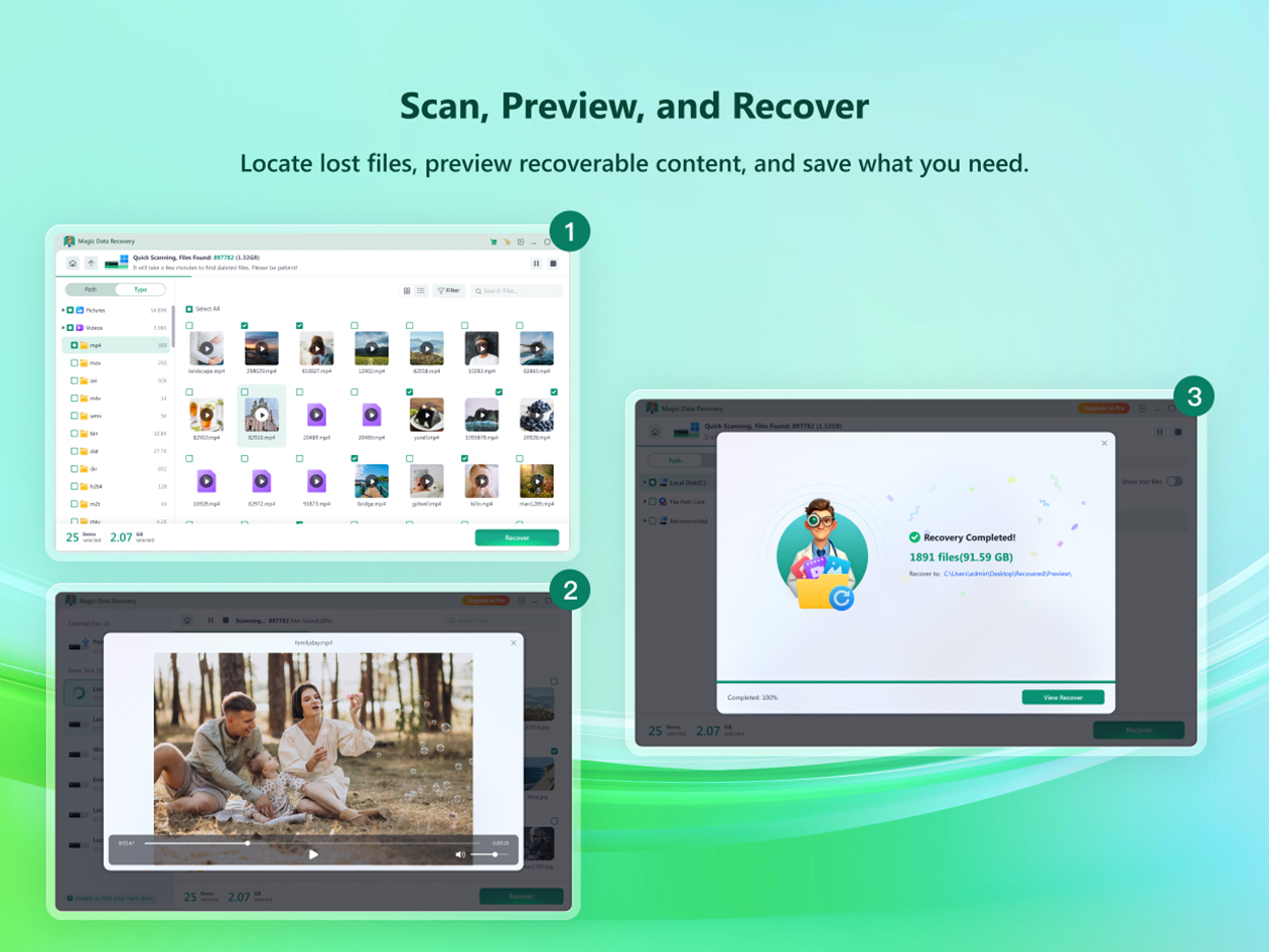 Magic Data Recovery Pro Edition: Lifetime License for Windows