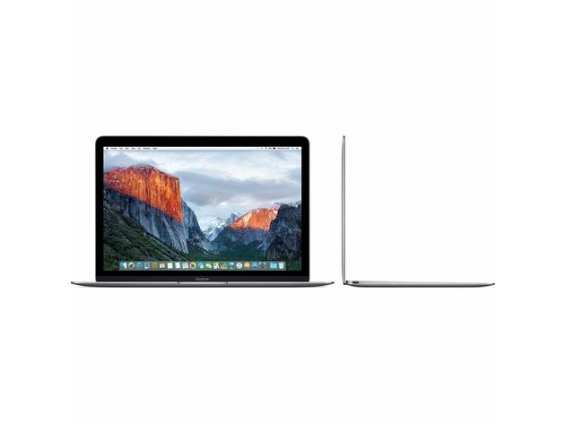 Apple MacBook 12” 1.2GHz, 8GB RAM 512GB SSD - Space Gray (Refurbished)