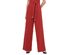 Tommy Hilfiger Women's Belted V-Neck Jumpsuit Red Size 14