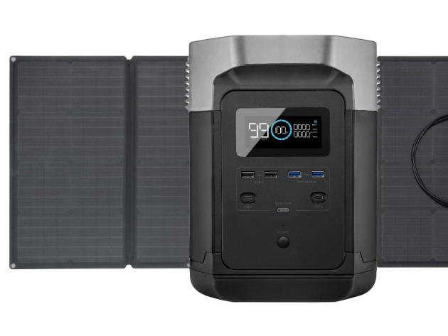 EcoFlow Delta Portable Power Station + 160W Solar Panel