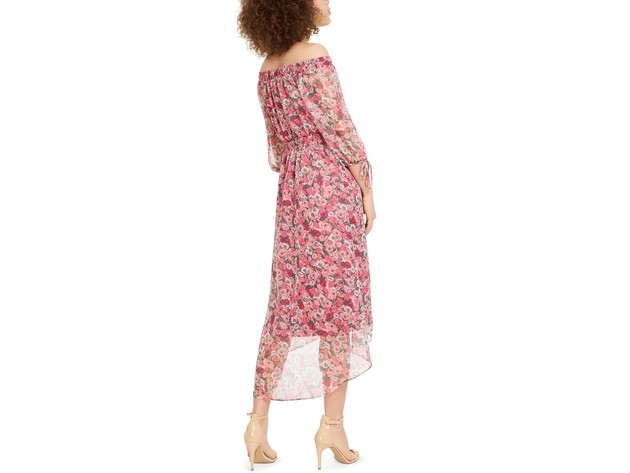 INC International Concepts Women's Floral Off-The-Shoulder Maxi Dress Size Medium