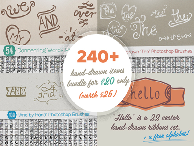 Pixel Perfect Hand-Drawn Web Elements & More