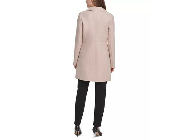 pink topper coat