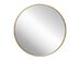 HBCY Round Wall Mirror for Entryways, Washrooms, Living Rooms, 30" - Gold (Refurbished, No Retail Box)