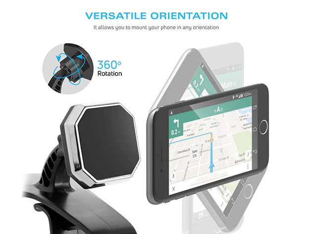 Universal Magnetic Phone Mount for Vehicles + Offices