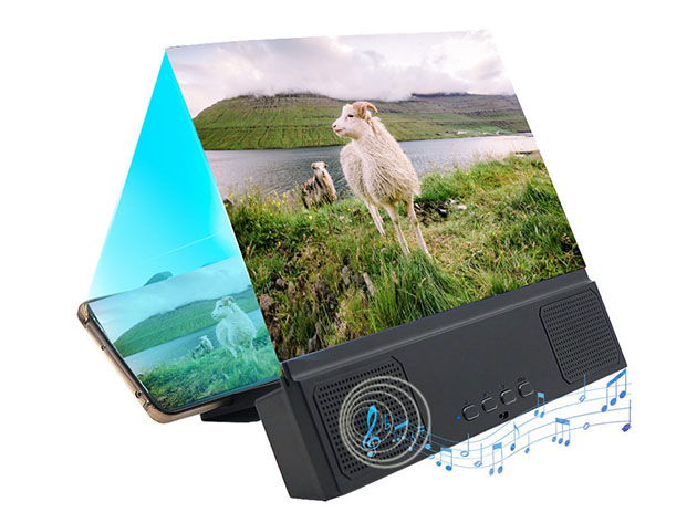 10 Screen Magnifier Smartphone Magnifying Glass With Speaker