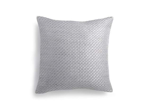 Calvin Klein Stepped Twill 14" Square Decorative Pillow