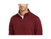 Club Room Men's Stretch Quarter-Zip Fleece Sweatshirt Wine Size Extra Large
