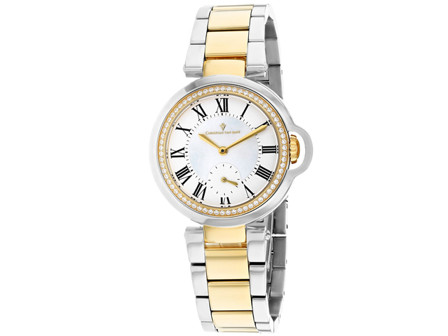 Christian Van Sant Women's Cybele White mother of pearl Dial Watch - CV0233
