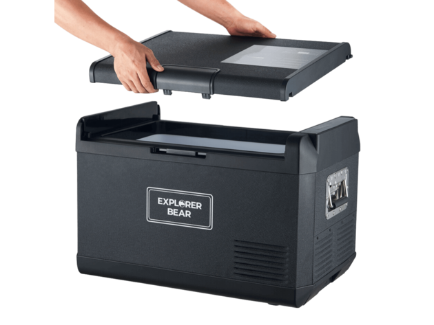Explorer Bear EX50B 52.8QT/50L 12/24V Portable Electric Fridge Freezer (LG Compressor)