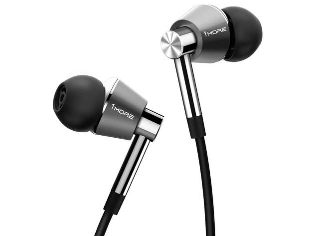 1MORE Triple Driver In-Ear Headphones Silver