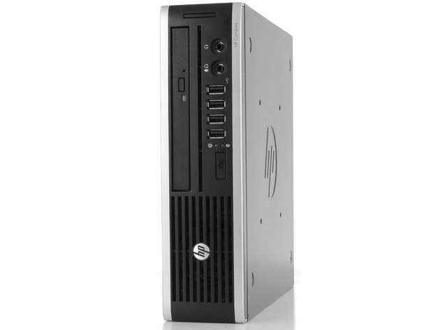 HP Compaq 8200 Ultra Small Form Factor Computer PC, 3.20 GHz Intel i5 Quad Core Gen 2, 4GB DDR3 RAM, 250GB HDD Hard Drive, Windows 10 Professional 64Bit (Renewed)