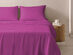 4-Piece Microfiber Sheet Set (Purple/Queen)