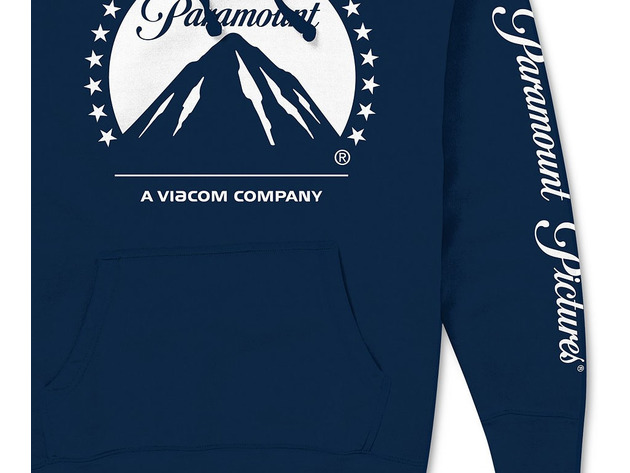 Paramount Logo Men's Hoodie Navy Size Extra Large