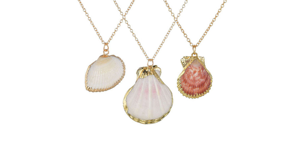 Heartbeats Seashell Necklace: Set of 3