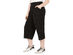 Ideology Women's Plus Size Wide-Leg Pants Black Size  Extra Large