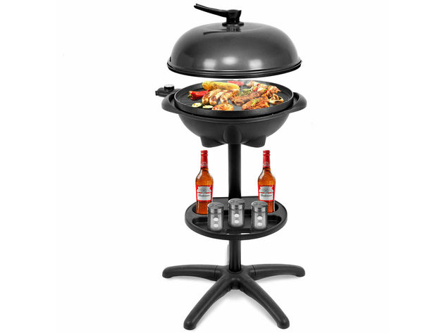 Costway Electric BBQ Grill 1350W Non-stick 4 Temperature Setting Outdoor Garden Camping Costway Electric BBQ Grill 1350W Non-stick 4 Temperature Setting Outdoor Garden Camping