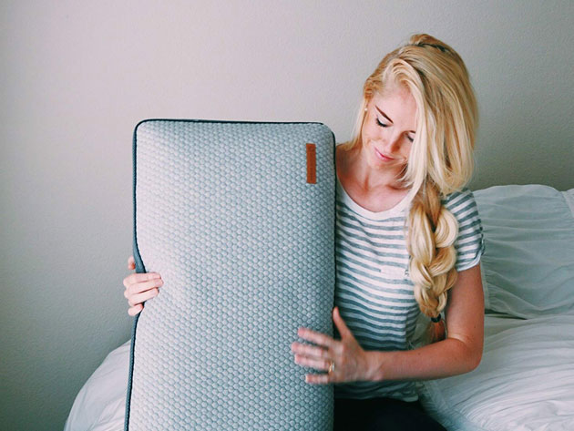 A minimal contour foam core with a 5-inch thickness profile means this premium pillow offers optimal pressure distribution for when you sleep