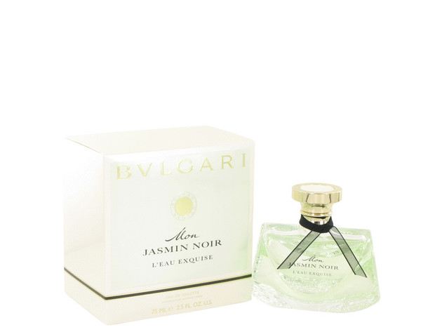 Mon Jasmin Noir L'eau Exquise by Bvlgari Eau De Toilette Spray 2.5 oz for Women (Package of 2)