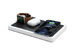 NYTSTND TRIO Wireless Charging Station (Black Top/Rustic White Base)