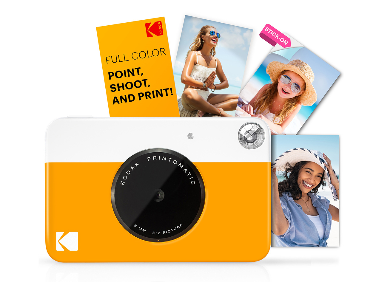 Kodak Printomatic Instant Print Camera (Yellow)