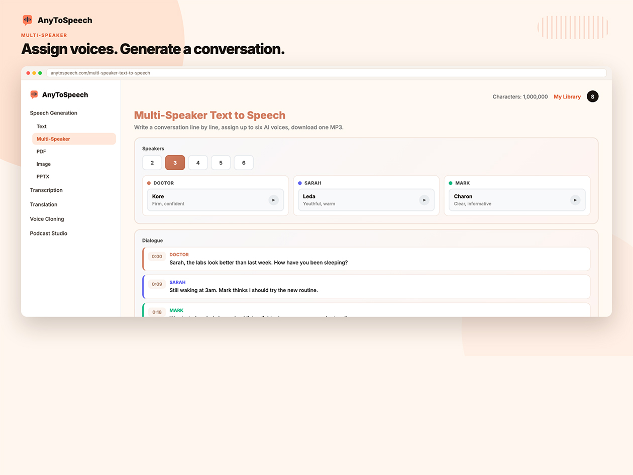 AnyToSpeech Pro Plan: Lifetime Subscription