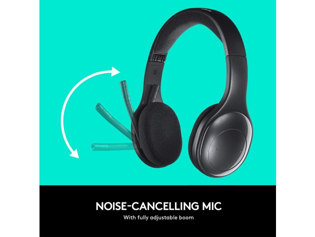 Logitech H800 Bluetooth Wireless Headset with Mic for PC, Tablets and Smartphone (Used, No Retail Box)
