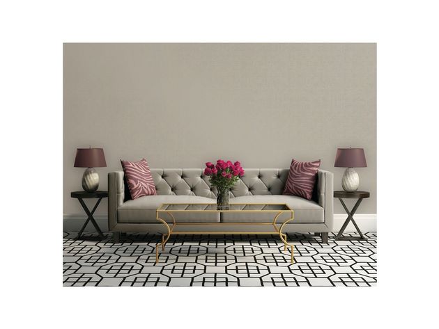 Devine Color Weave Pattern Twig and Metallic Sterling Self-Adhesive Peel and Stick Wallpaper