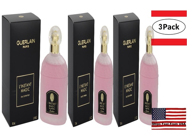 3 Pack L Instant Magic By Guerlain Eau De Parfum Spray 3 3 Oz For Women Stacksocial