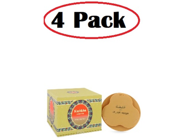 4 Pack of Swiss Arabian Kashkha by Swiss Arabian 18 Tablets Incense Bakhoor (Unisex) 18 tablets