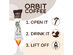 Orbit Coffee energy booster shots, coffee with maca root-Brewed in Italy, low calories & gluten Free - Mocha Flavor (6 Packs - 0.85 FL Oz/25 mL)