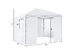 Costway 10'x10' Portable Walk-in Greenhouse Pop-up Folding Plant Gardening W/Window - White
