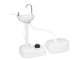 Costway Portable Wash Sink Camping Hand Wash Station Basin Stand w/ 4.5 Gallon Tank