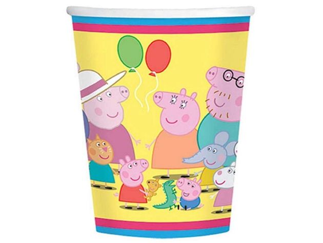 Cups - Peppa Pig - 9oz Paper - 8ct | StackSocial
