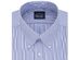 Eagle Men's Big & Tall Classic-Fit Stretch Collar Non-Iron Blue Stripe Dress Shirt Blue Size 17-37-38